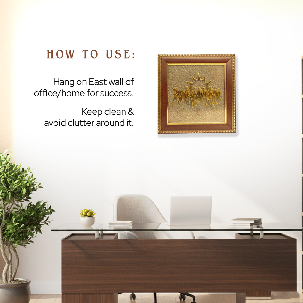 Seven Horses Frame – Pyrite