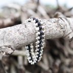 Karungali Silver-Plated Chain Bracelet