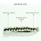 Karungali Silver-Plated Chain Bracelet