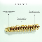 Rudraksh Silver-Plated Chain Bracelet