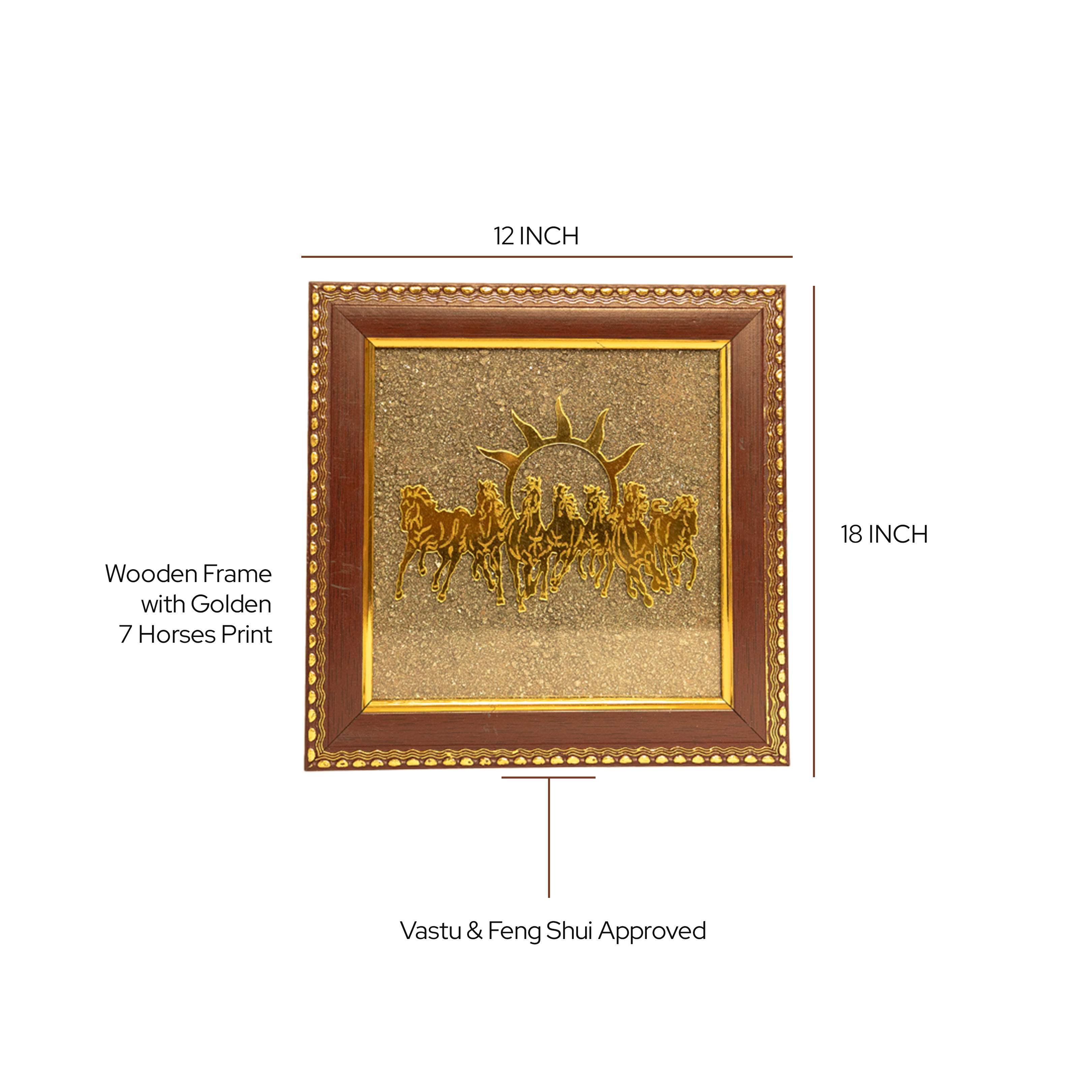 Seven Horses Frame – Pyrite